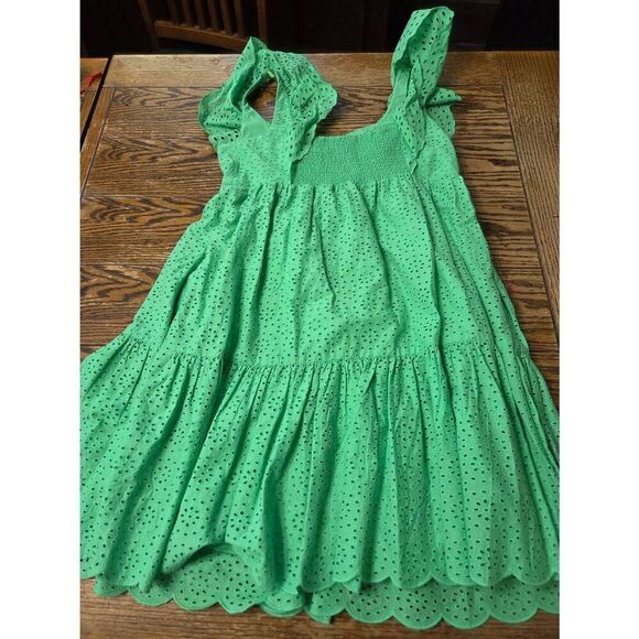 Lilly Pulitzer Asteria Dress in Cabana Green/Daisy Dreams Eyelet sz 6 - Picture 5 of 5
